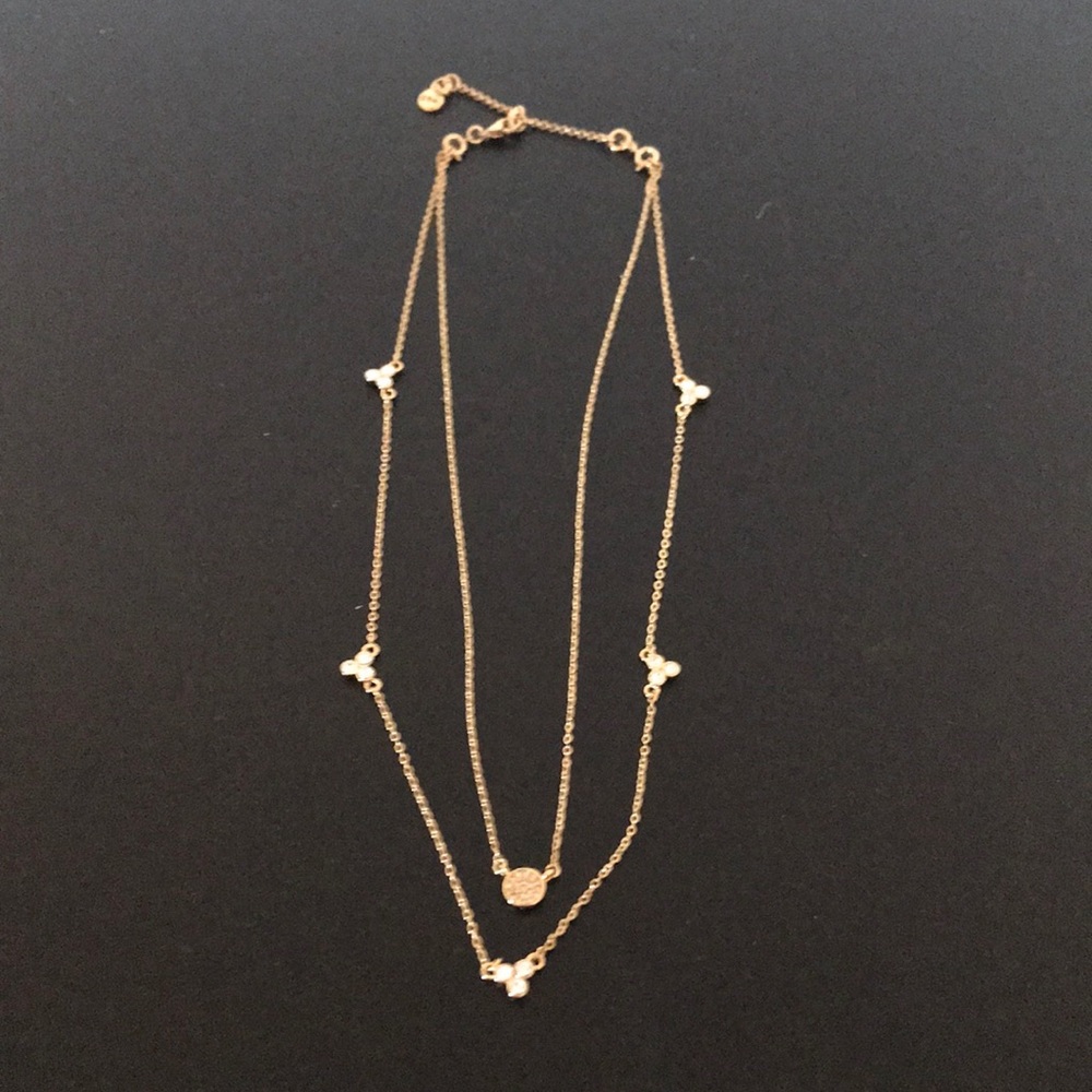 Chloe+Isabel Gold Circle Convertible Layering Necklace - Picture 2 of 5
